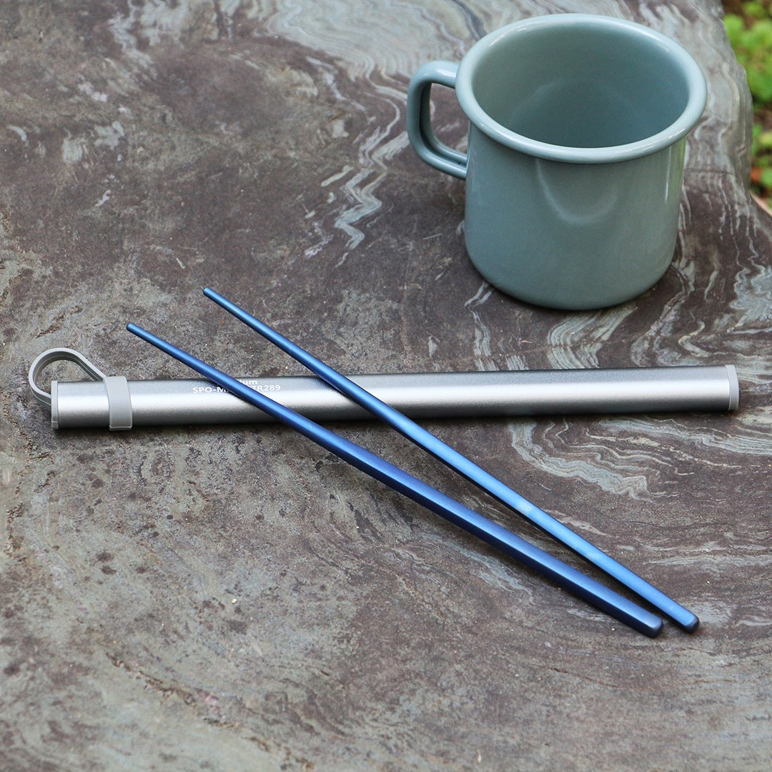 【DETAIL】Stout Titanium Chopsticks Kit